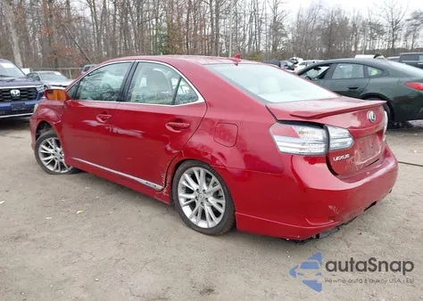 2010 Lexus Hs 250H Premium z USA, uszkodzony, nr VIN JTHBB1BA0A2000888